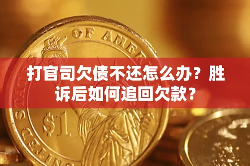 北京打官司欠债不还怎么办？胜诉后如何追回欠款？