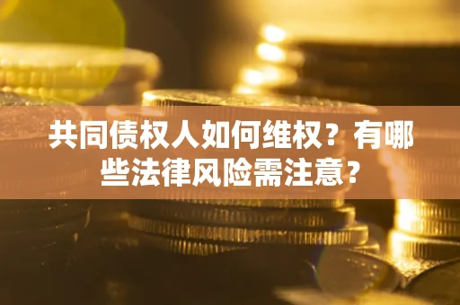 北京共同债权人如何维权？有哪些法律风险需注意？