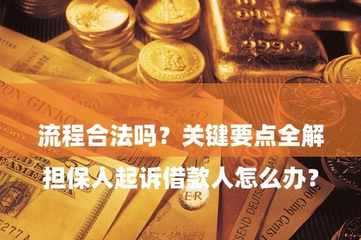 北京

担保人起诉借款人怎么办？流程合法吗？关键要点全解析