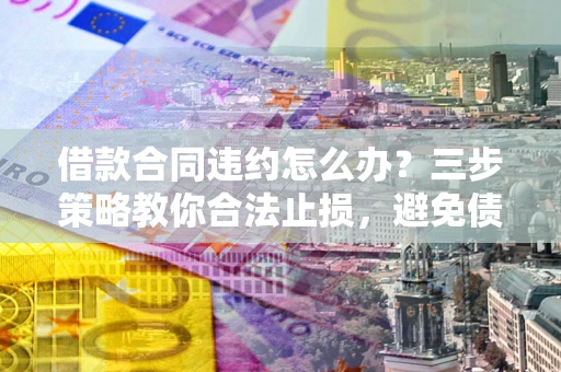 北京借款合同违约怎么办？三步策略教你合法止损，避免债务危机升级