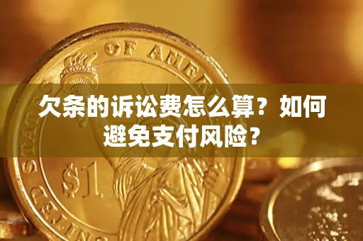北京欠条的诉讼费怎么算？如何避免支付风险？